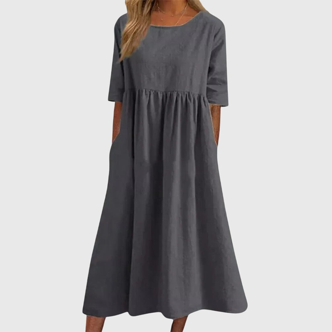 Haisley | Elegante Abito midi Fluido
