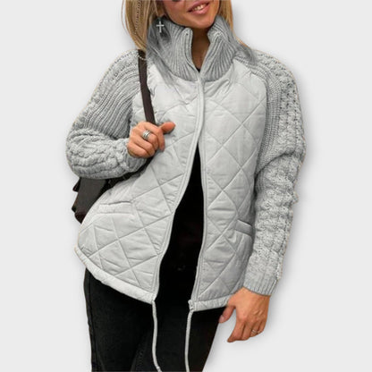 Giacca con dettagli in maglia e Vestibilità moderna
