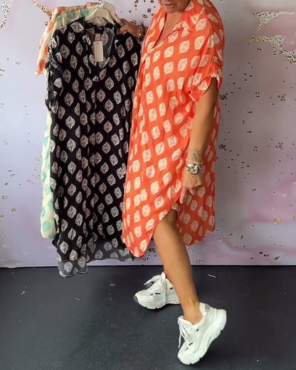Paisley – Abito elegante con Scollo a V