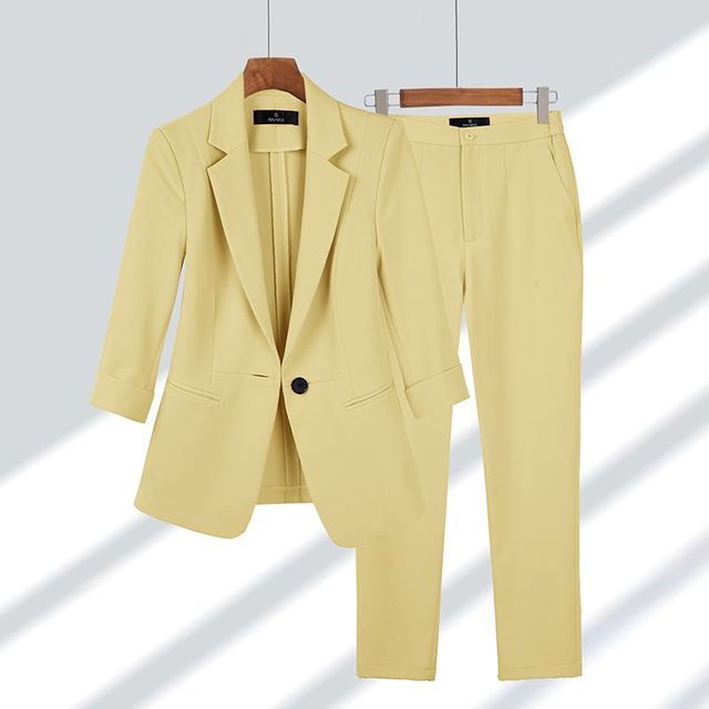 Viktoriya - Set di Blazer e Pantalone di Due pezzi