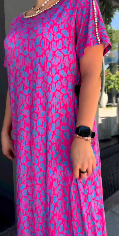 Xanthe | Abito di Moda con Stampa
