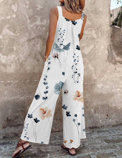 ELLIRA – TUTA SENZA MANICHE CON PANTALONI CULOTTE E VITA REGOLABILE