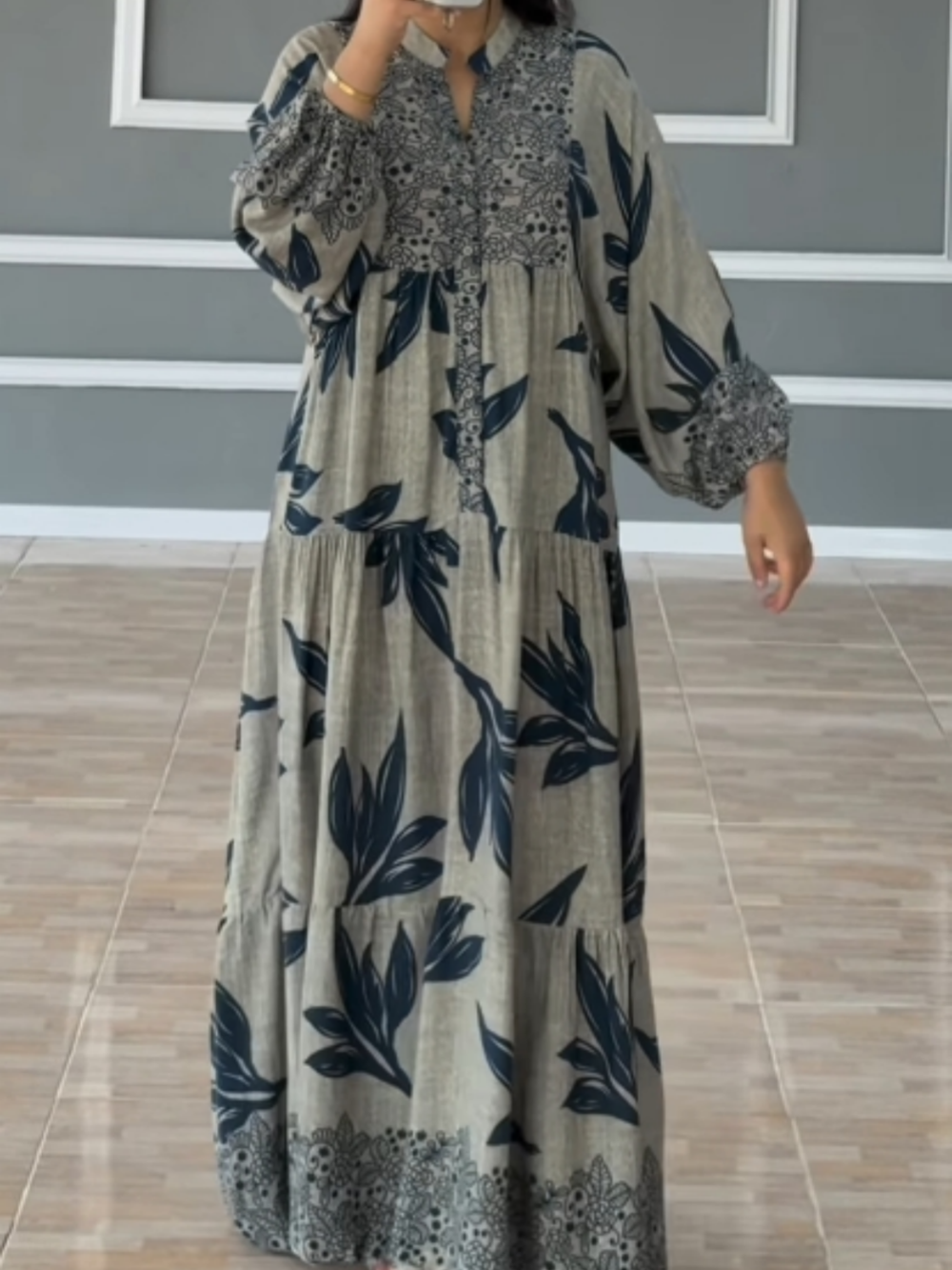 ELENA – ABITO MAXI BOHEMIO DI FIORI