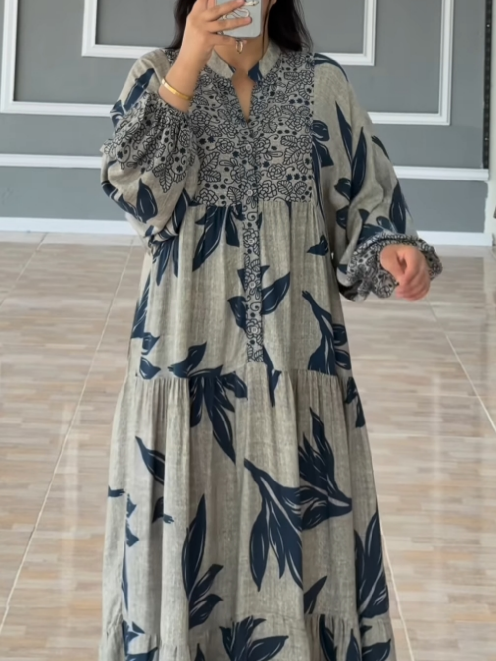 ELENA – ABITO MAXI BOHEMIO DI FIORI