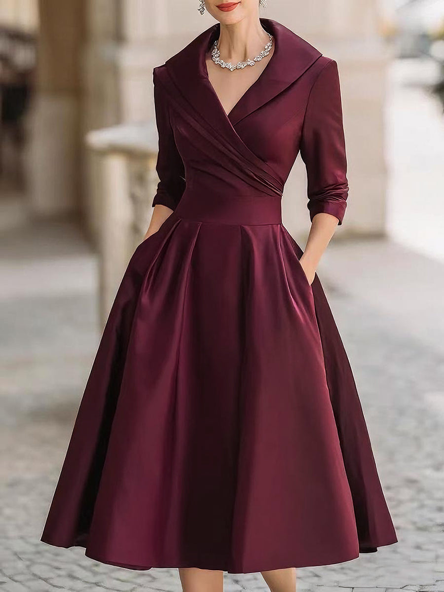 SCARLETT – ABITO MIDI DI FIRMA ELEGANTE