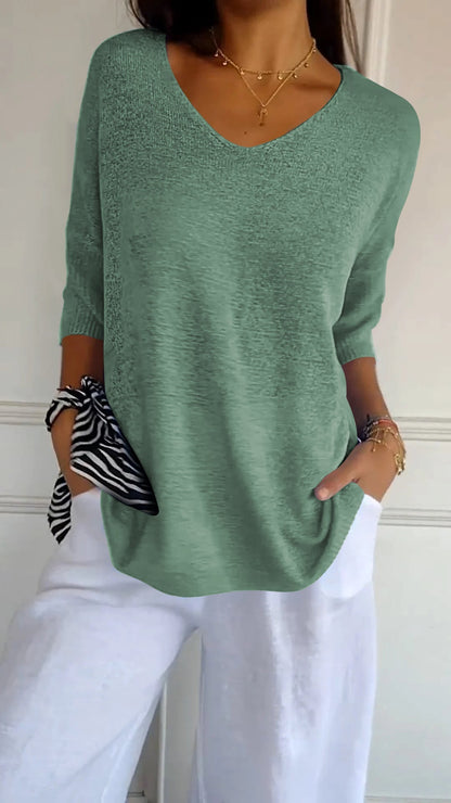 LILITH – TOP DI MAGLIA CON scollo a V