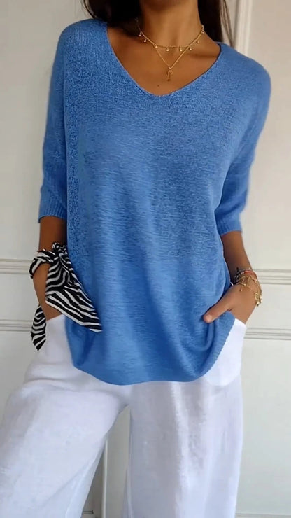 LILITH – TOP DI MAGLIA CON scollo a V