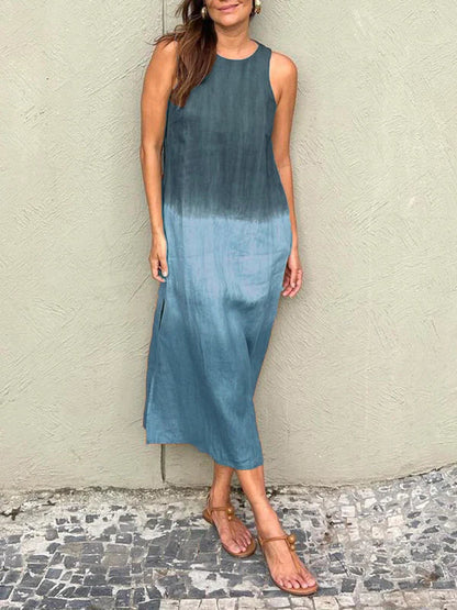 Lysette - Abito Maxi Stampato Elegante