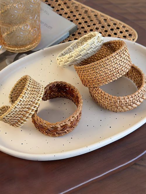 Pulsera di Ratán Trenzado