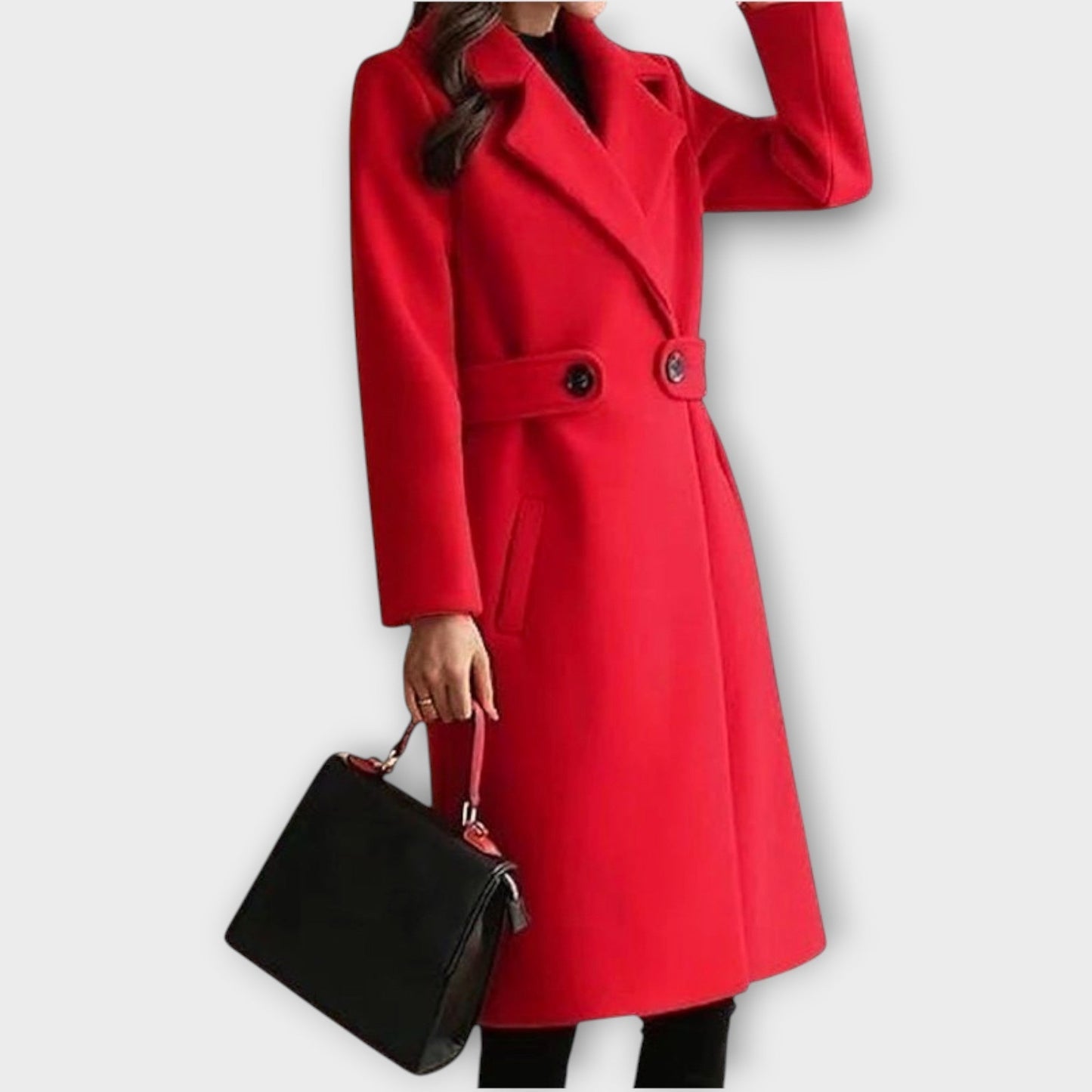 Cappotto elegante in misto lana