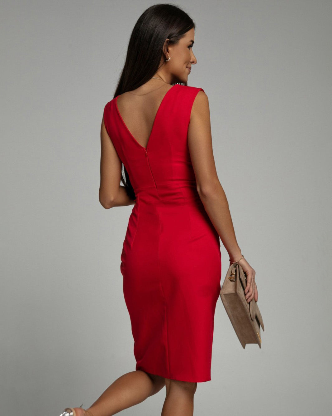Desi | Abito con scollo a V e Abertura