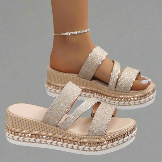 Adriana - Sandali con platform glamorosa