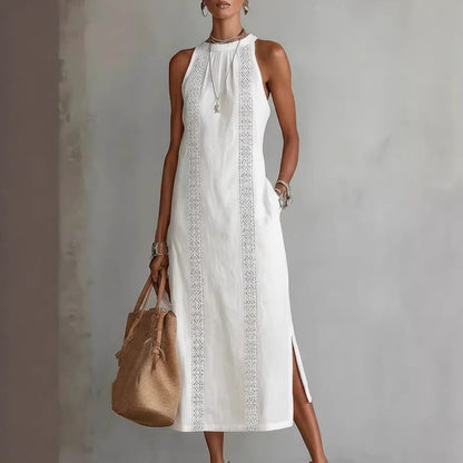 Abito maxi Vittoria - Eleganza Senza tempo e Ricamo artigianale