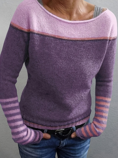 Katharina - Maglione di Righe a maniche lunghe