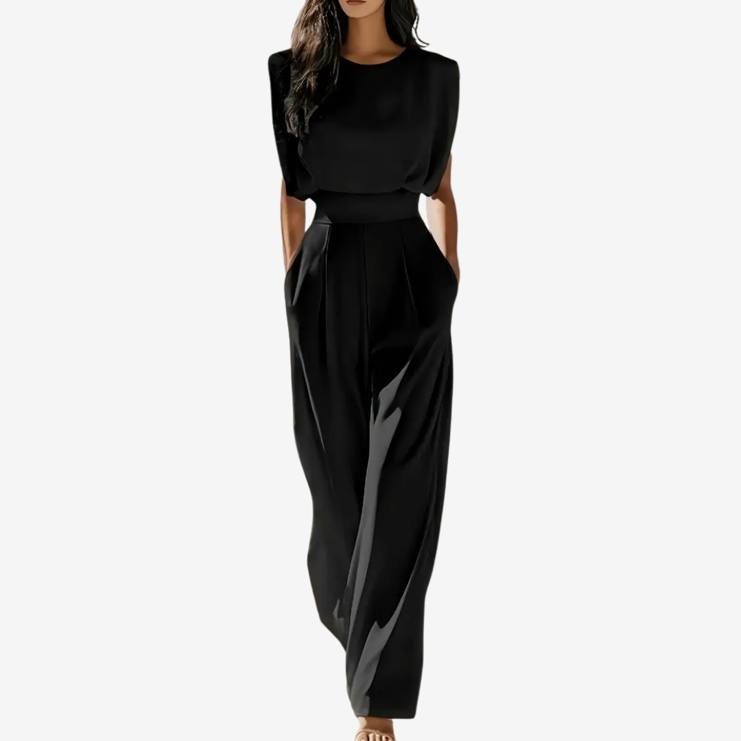 Ariia™ Jumpsuit con Vita Aderente