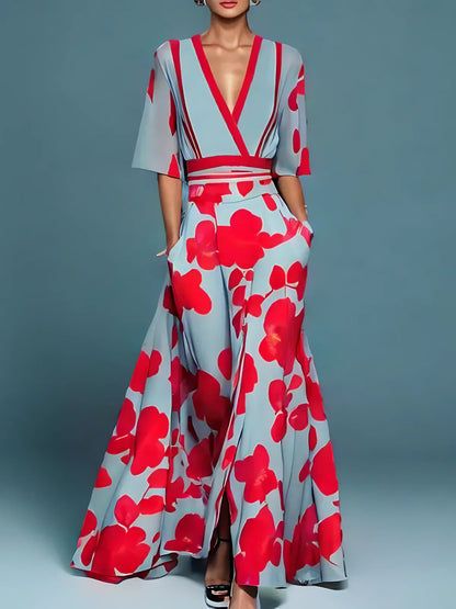 Lina™ - Robe Floreale Elegante - Sentiti sicura