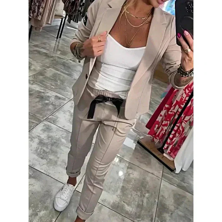 Ariane | Set di Blazer e Pantaloni Eleganti