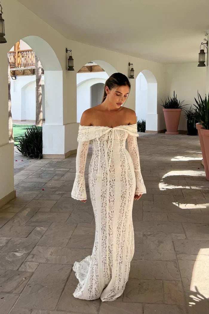 Georgetta | Abito Maxi di Pizzo