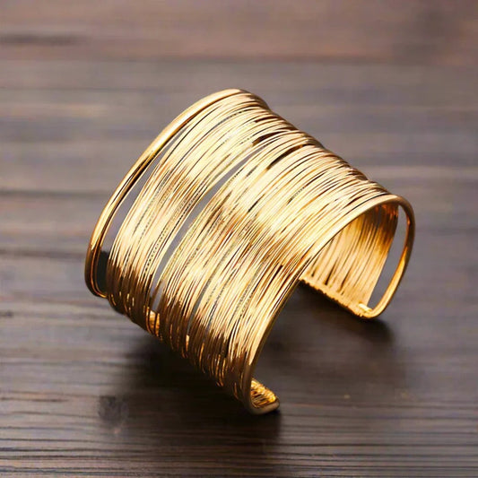 Bracciale rétro dorato