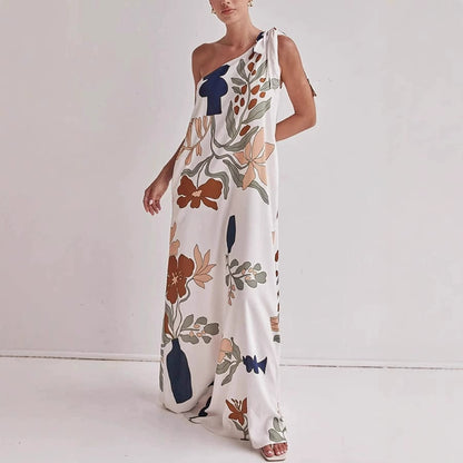 MILLIE – ABITO MAXI IMPRESO MONOSPALLA