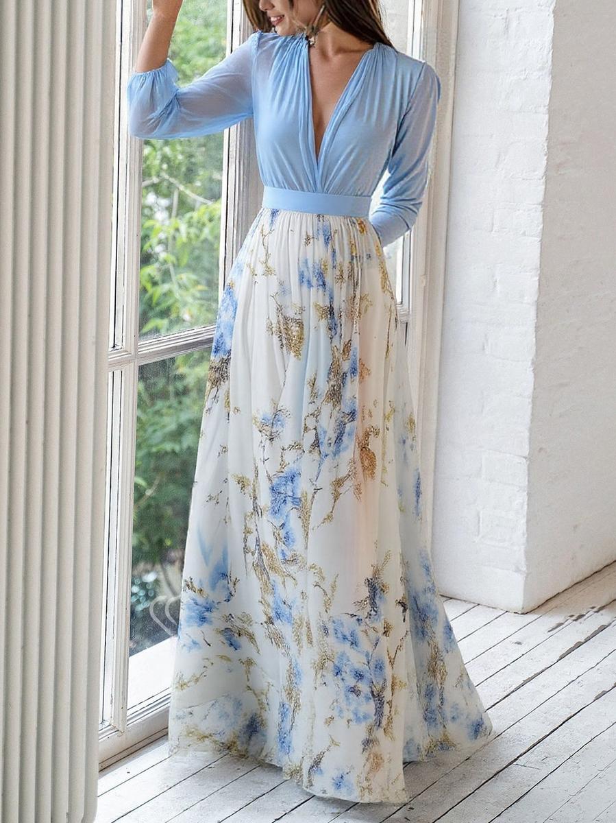 Harper™ | Abito Maxi con Stampato Floreale Splendido