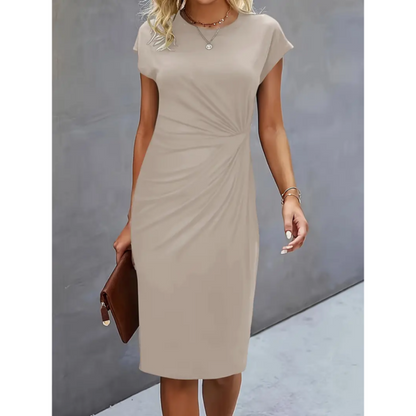 Anouk - Abito Midi formale di maniche corte da donna