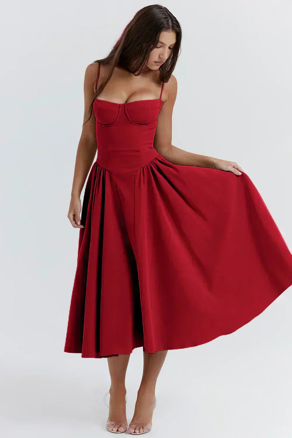 Elara | Abito di Sole con Corsetto Elegante