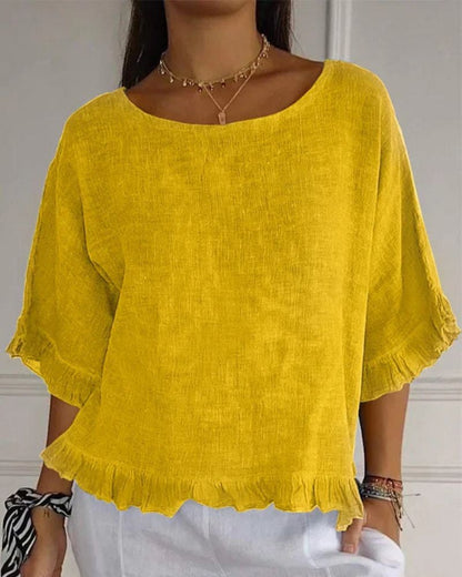 NABILA - CAMICIA DI LINO ELEGANTE