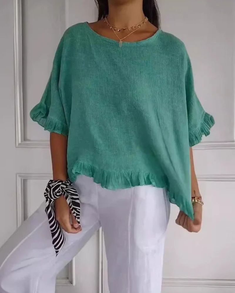 NABILA - CAMICIA DI LINO ELEGANTE