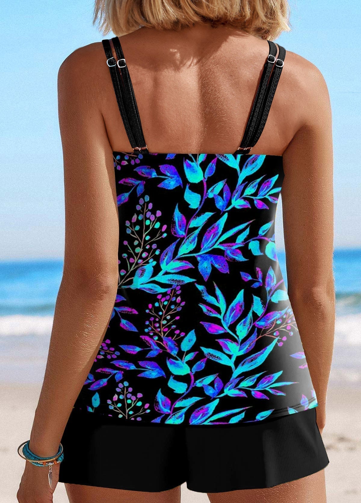 ELARIE – SET DI TANKINI CON STAMPA FLOREALE
