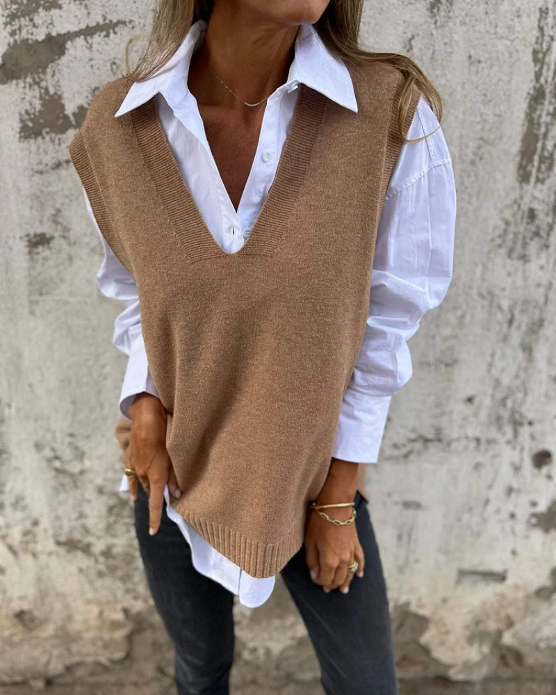 NUSA - Gilet in maglia premium