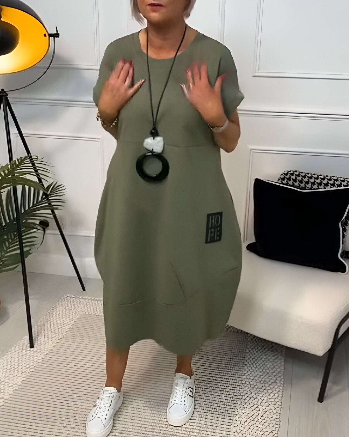 Bessie – Abito Camisón Midi Confortevole