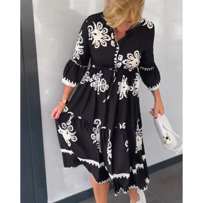 Iza - Abito Fluido donna Eleganza Senza tempo