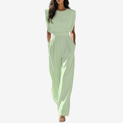 Ariia™ Jumpsuit con Vita Aderente