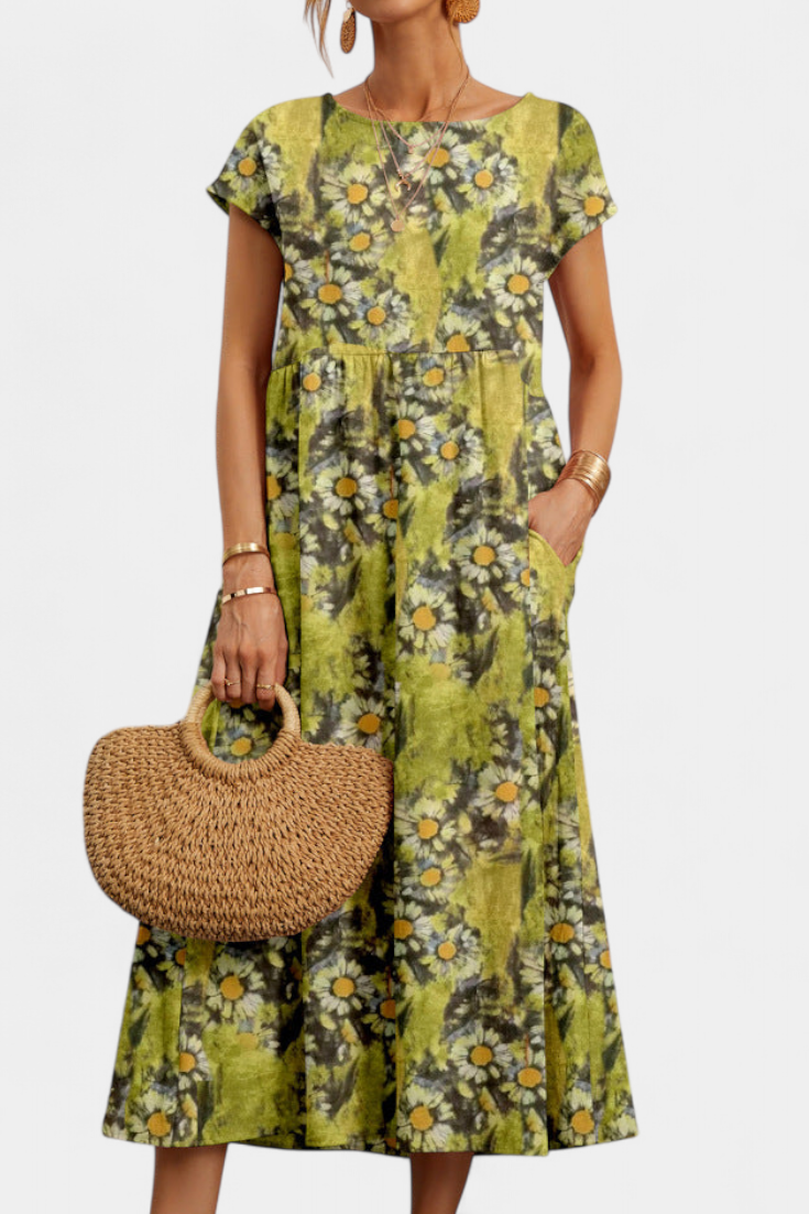 Yuridia Abito floreale Chic con Silhouette fluida