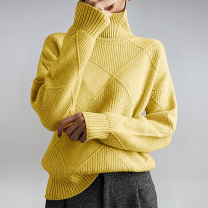 Lauren | Maglione a collo alto in cachemire luxe