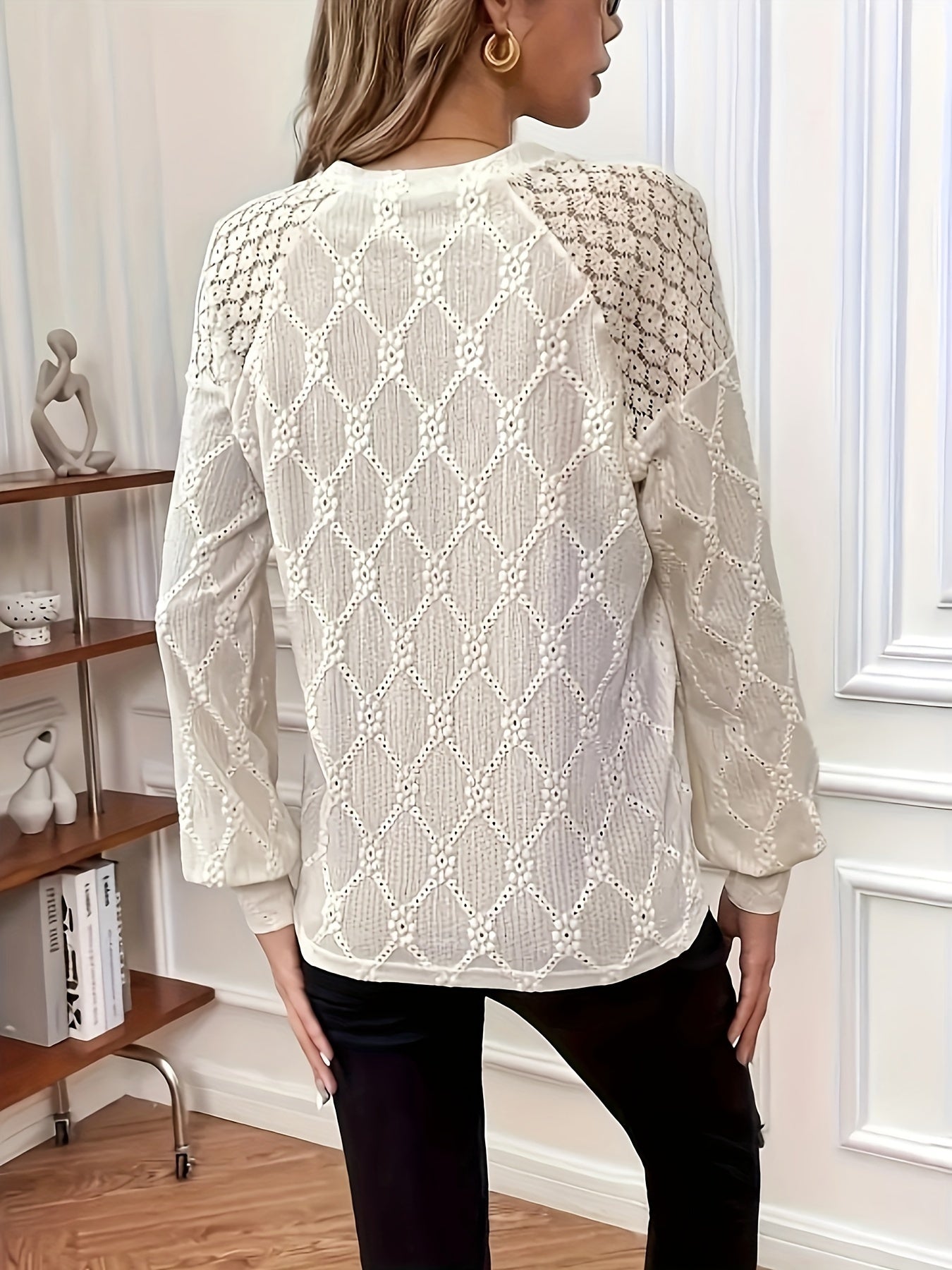 Ivy – Blusa con Dettaglio con bottoni di Ojal