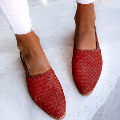 Whisper - Eleganti sandali in pelle trenzadas per donna