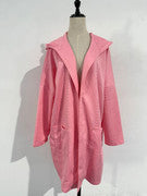 Jelone - Cardigan con cappuccio di Lunghezza Extendida