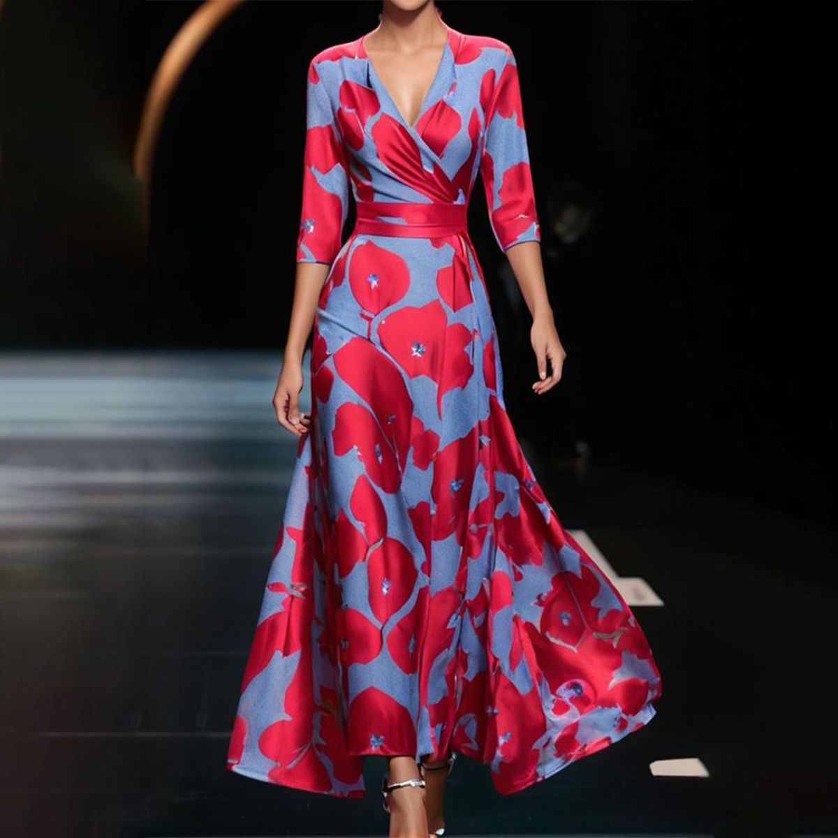 Béatrice™ | Abito con scollo a V