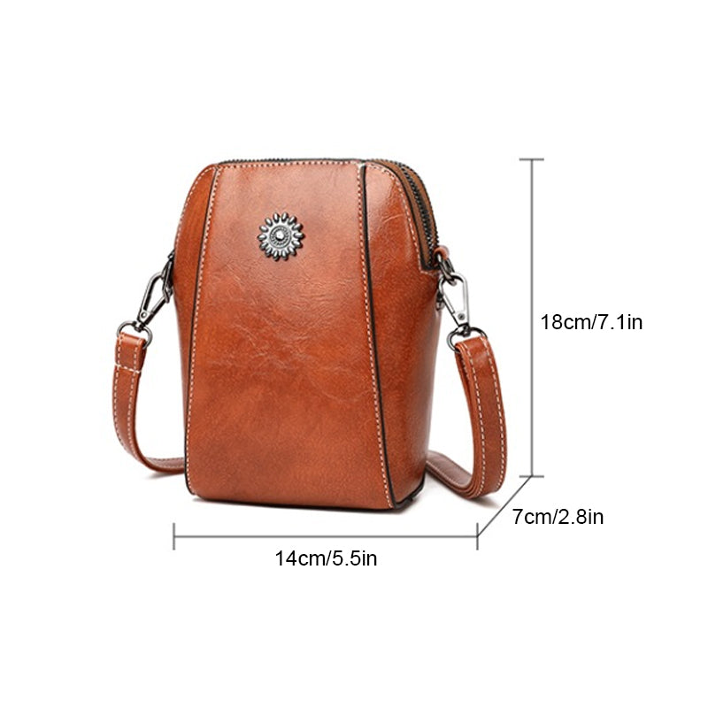 Viena - Mini Borsa di Mano Compatto di Colore tinta unita