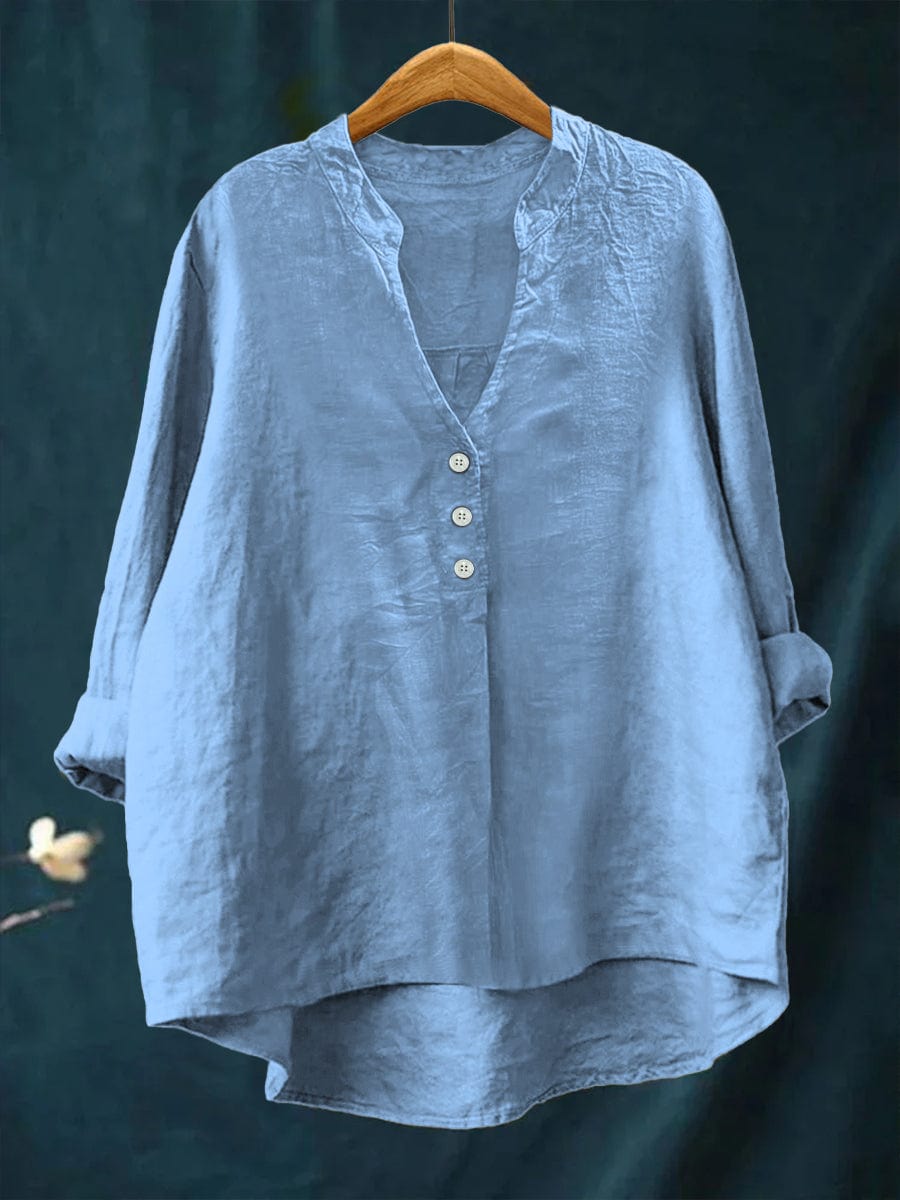 Blusa in lino Sabrina