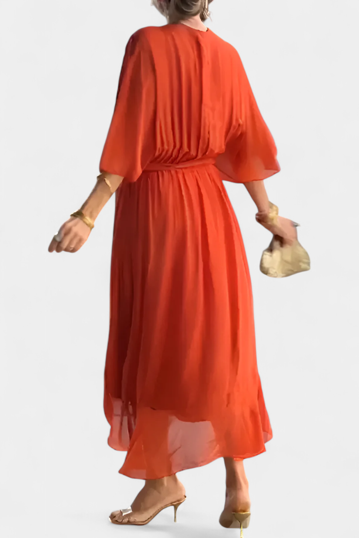 Luisa Abito Flowy con scollo a V