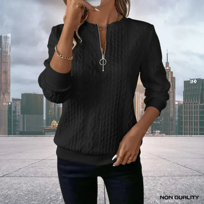 Maglione con zip di non-dualità