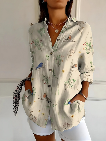Yllona – Blusa Rilassata con bottoni