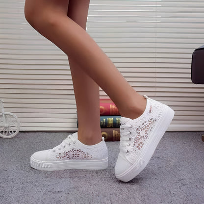 Jesse - Sneakers casual con lacci e suola plataforma da donna