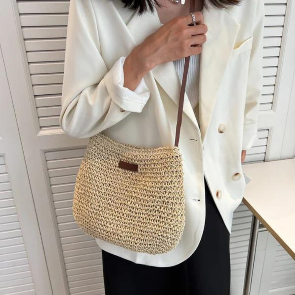 Fredhild | BORSA A SPALLA Stile classico Intrecciato