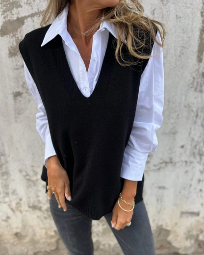 NUSA | Gilet in maglia premium