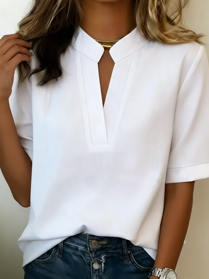 Élise — Blusa elegante con collo raffinato
