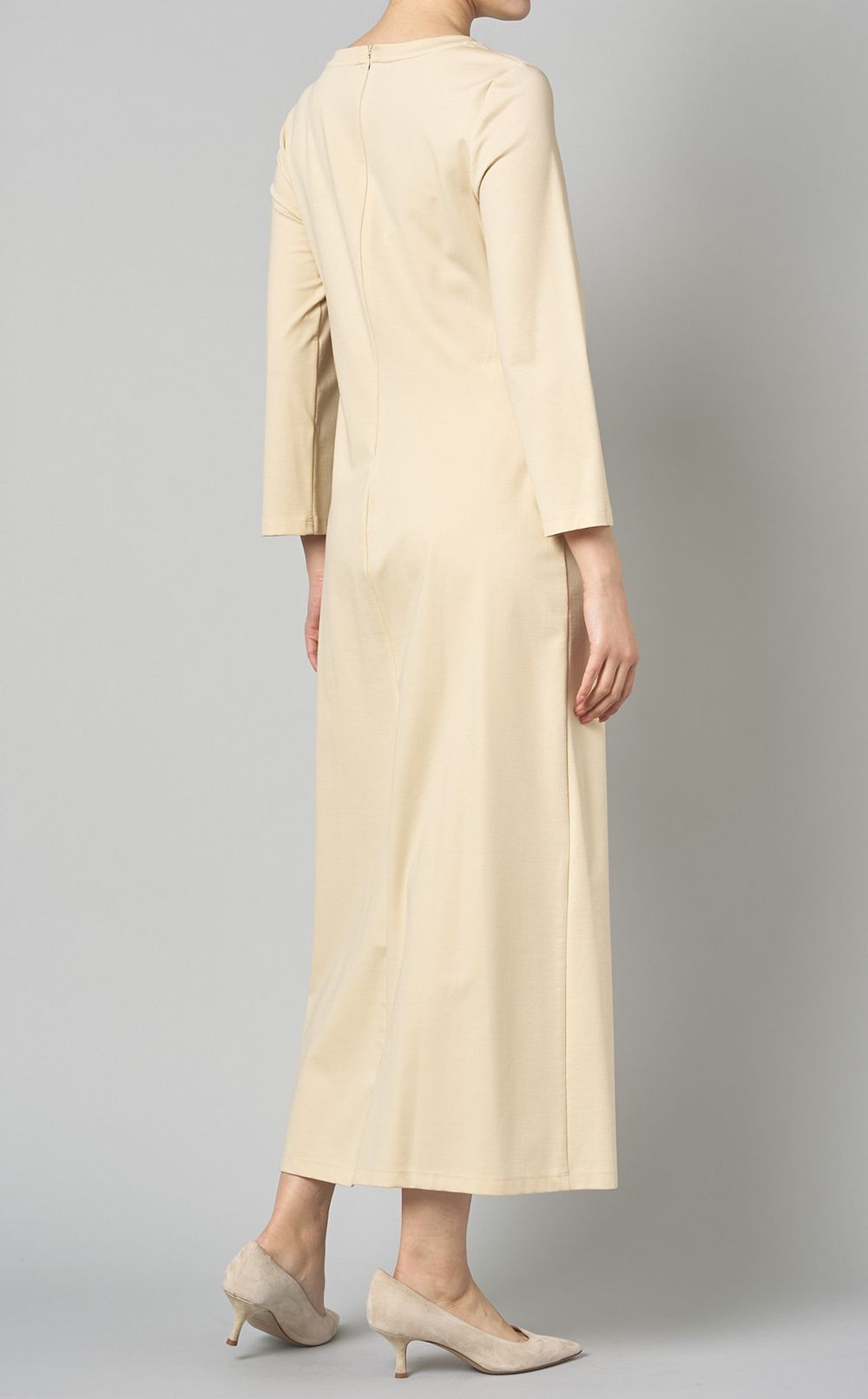 Abito in maglia con Pliegues Laterales